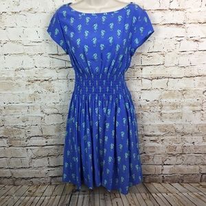 ❌SOLD❌Kate Spade Silk Seahorse Dress V12